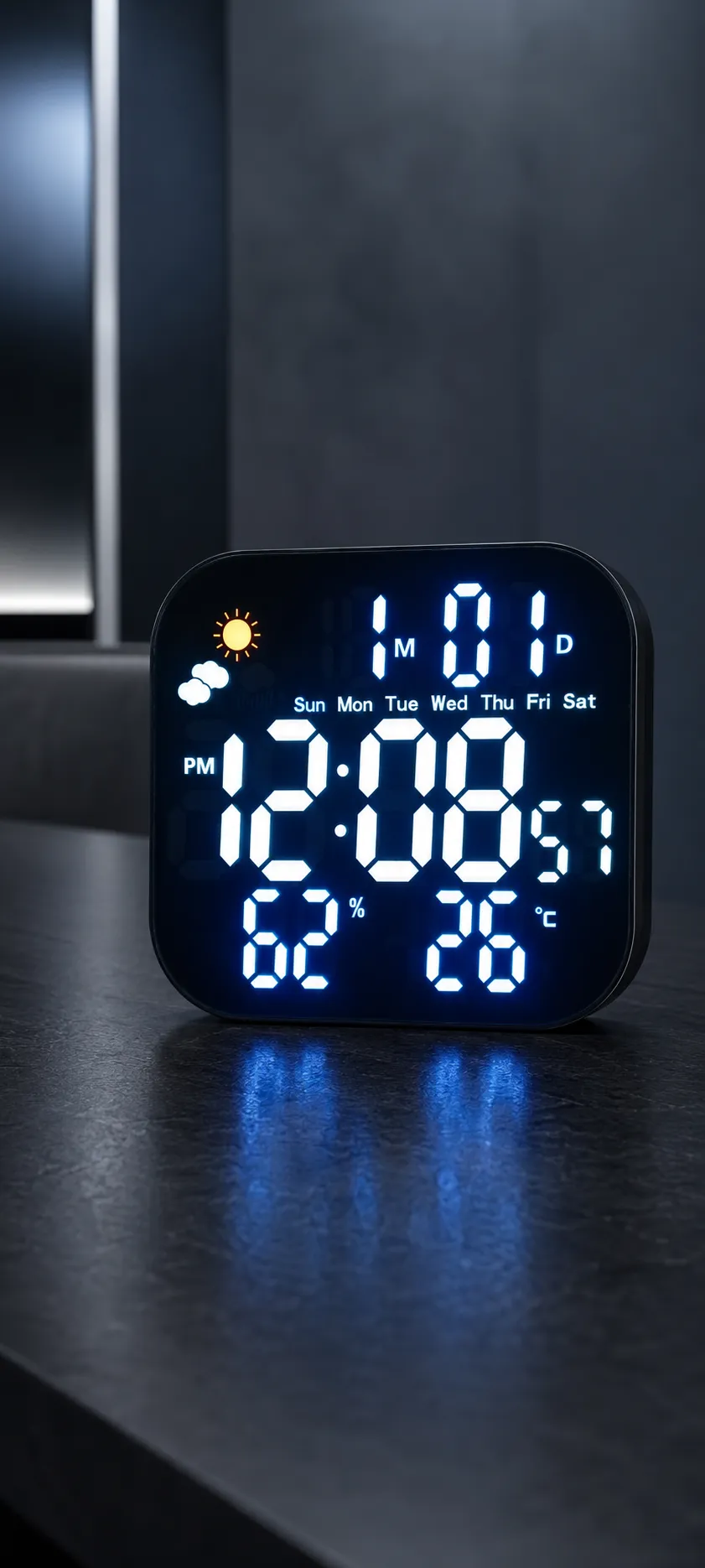 Smart Digital LED Alarm Clock